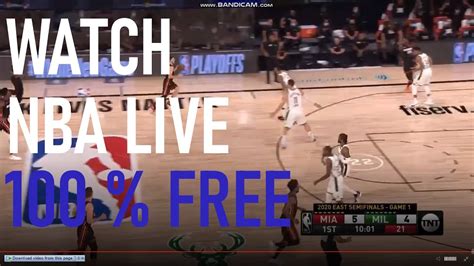 where to watch nba live